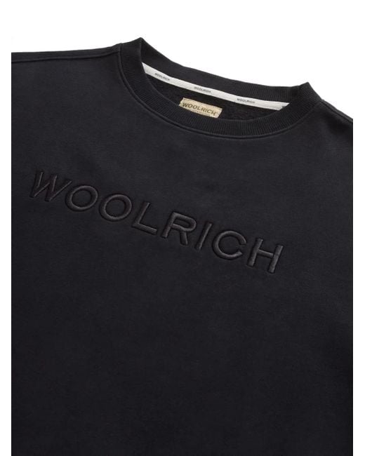 Woolrich Blue Fleece Jersey T-Shirt