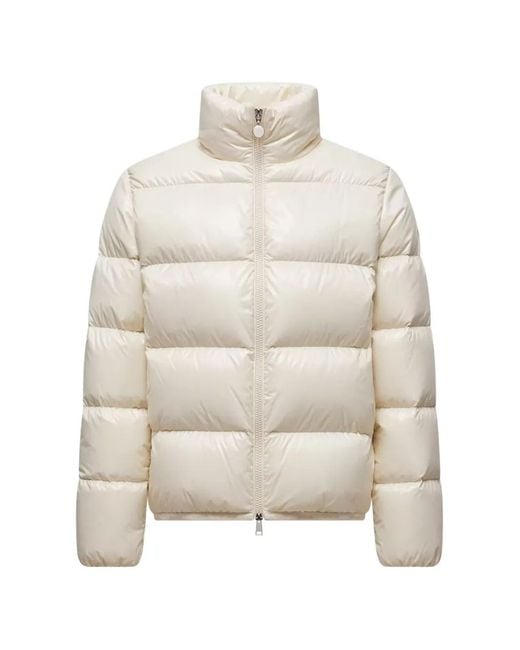Moncler White Abbadia Quilted Jacket