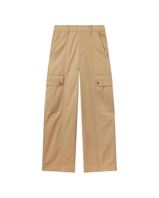 A.L.C. Natural Pantalon Carter À Poches Plaquées