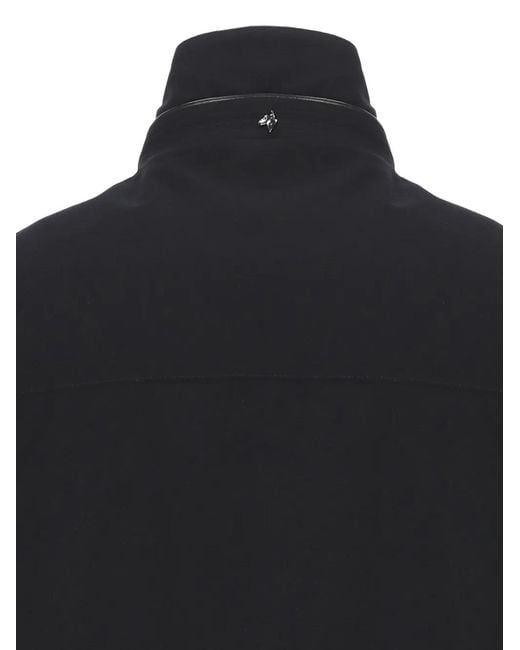 Montecore Black High Neck Padded Jacket for men