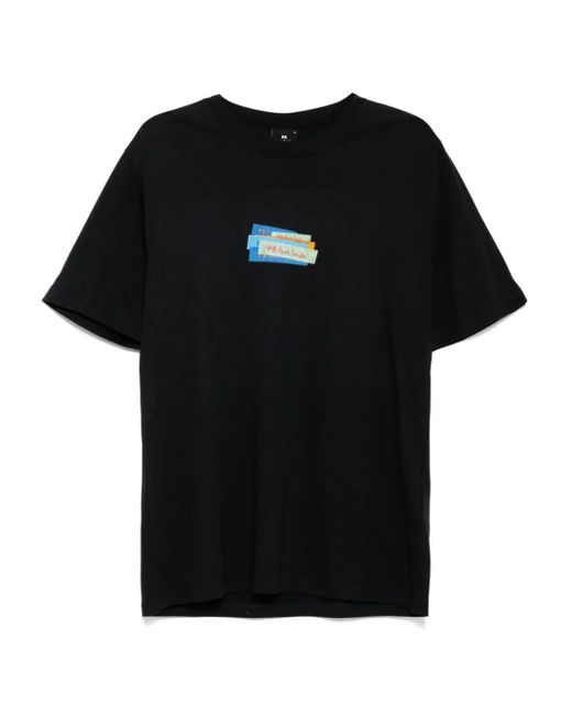 Paul Smith T-Shirt Mit Logo-Print in Black für Herren