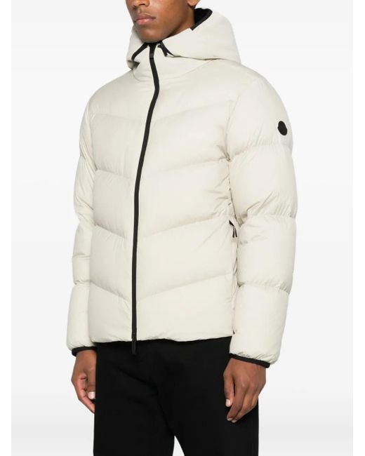 Moncler Natural Forez Hooded Quilted Jacket for men