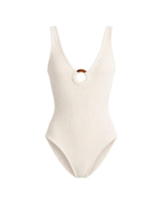 Hunza G White Celine Swimsuit