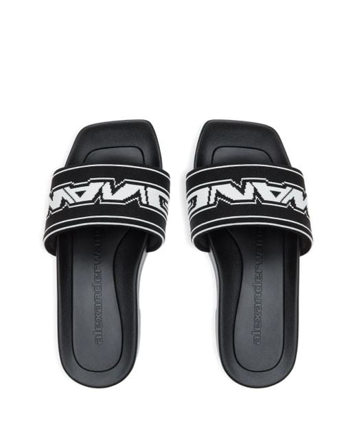 Sandali Con Plateau di Alexander Wang in Black