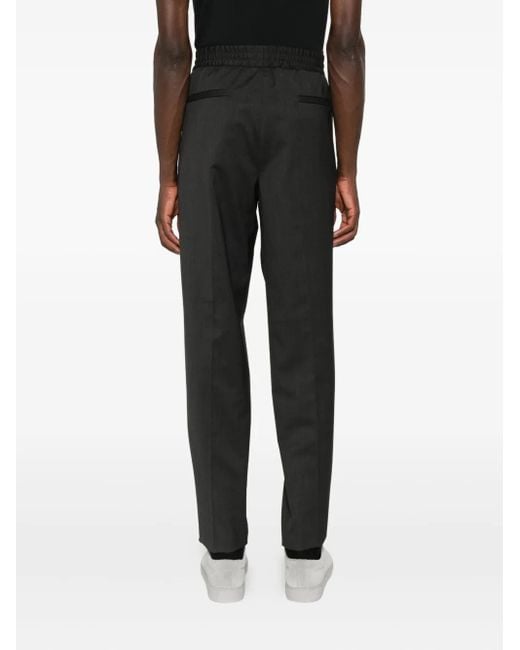 メンズ Zegna テーパード イージーパンツ Black