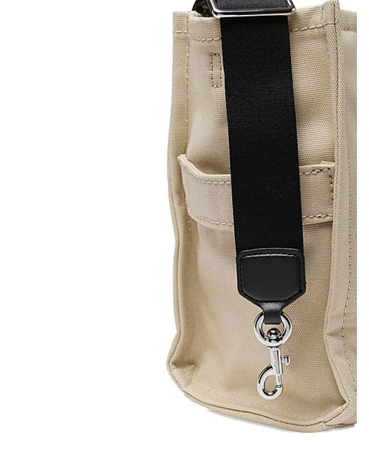 Marc Jacobs White Shopper Mit Logo-Schild