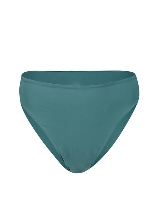Haight Blue High-Waisted Bikini Bottoms