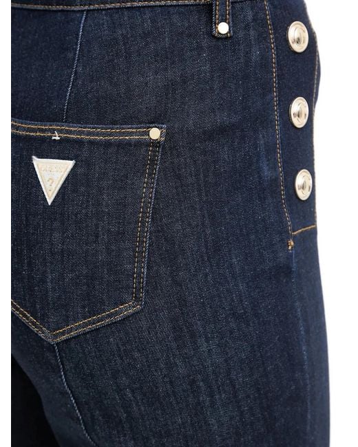 Guess Blue Button-Detailing Jeans