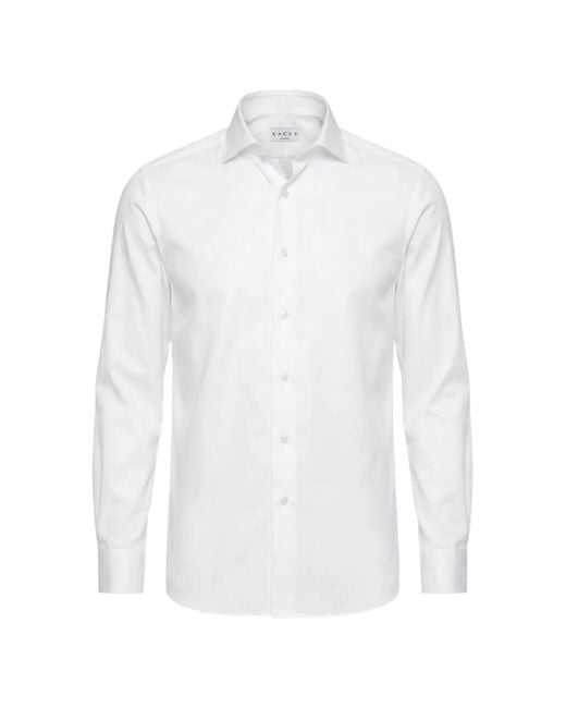 Xacus Button-Up Overhemd in het White voor heren
