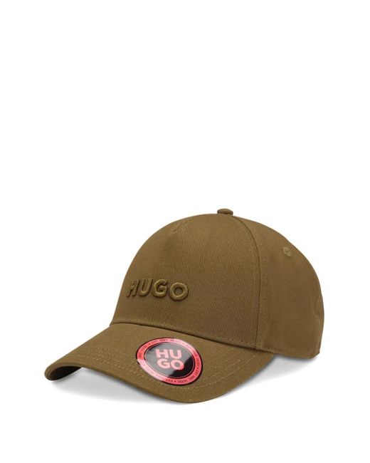 メンズ HUGO コットン キャップ Green