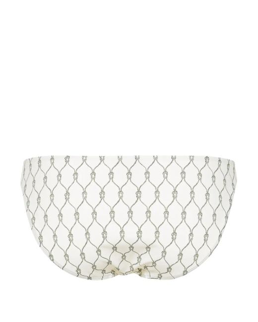 Tory Burch White Bikini Briefs