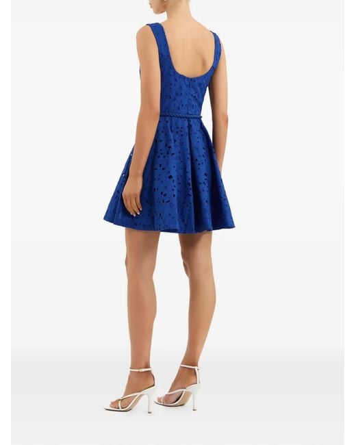 Vestido corto Zafree con cinturón Rebecca Vallance de color Blue