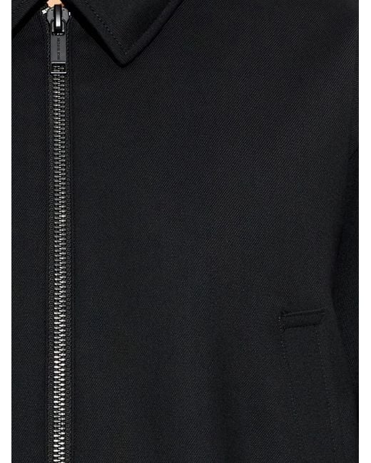 MICHAEL Michael Kors Black Zip-Up Bomber Jacket