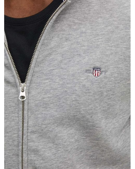 Gant Shield Pullover mit Stehkragen in White für Herren