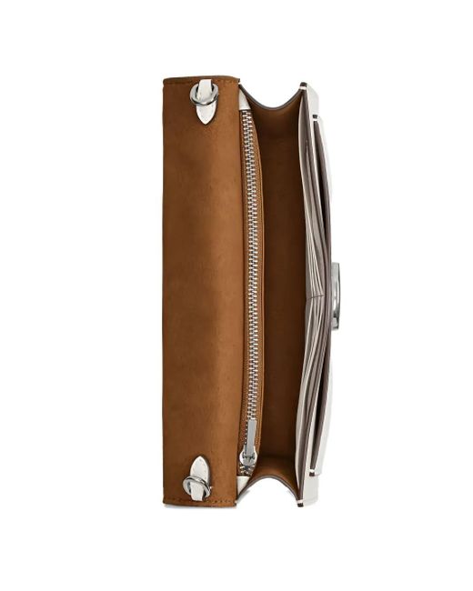 COACH White Mini-Tasche mit Kettenriemen
