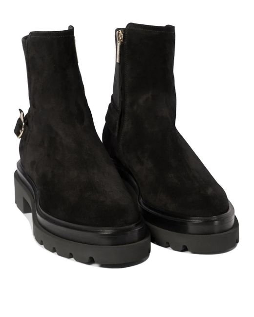 Santoni Black Boots