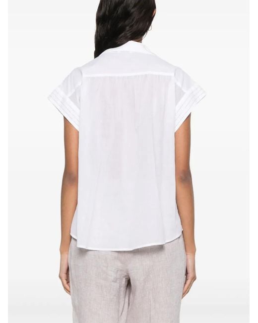 Peserico White Relaxed Fit Shirt