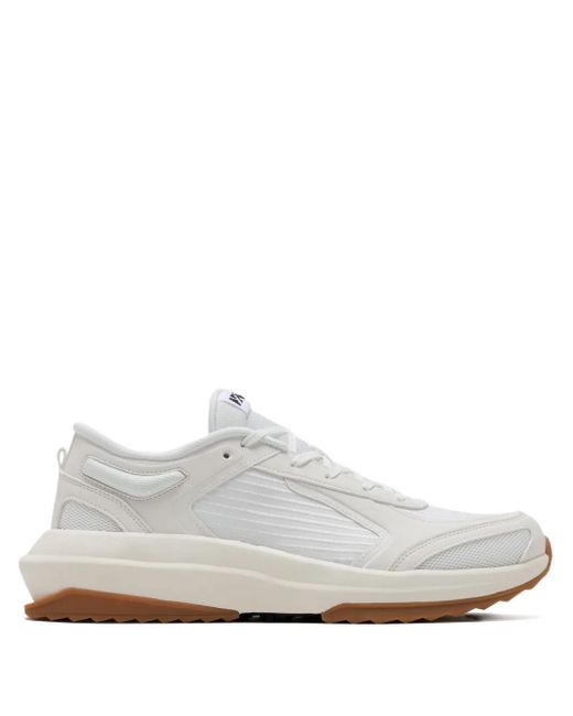Athletic Propulsion Labs White Jogger Textured Lace-Up Sneakers for men
