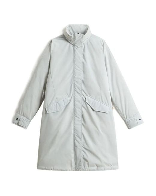 Woolrich White "Cloud" Coat