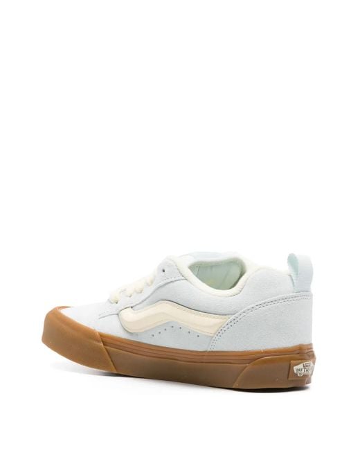Vans White Knu Skool Sneakers