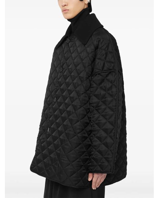 Jil Sander Black Quilted Jacket for men