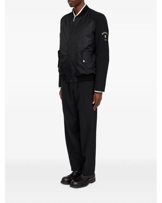 MM6 by Maison Margiela Black Mannequin Bomber Jacket for men