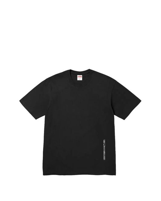 Supreme Black Supper Graphic-Print T-Shirt for men