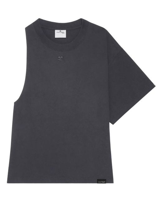 Courreges シングルスリーブ Tシャツ Blue