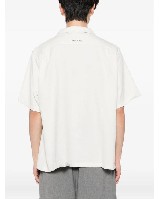A Bathing Ape Overhemd Met Studs in het White voor heren