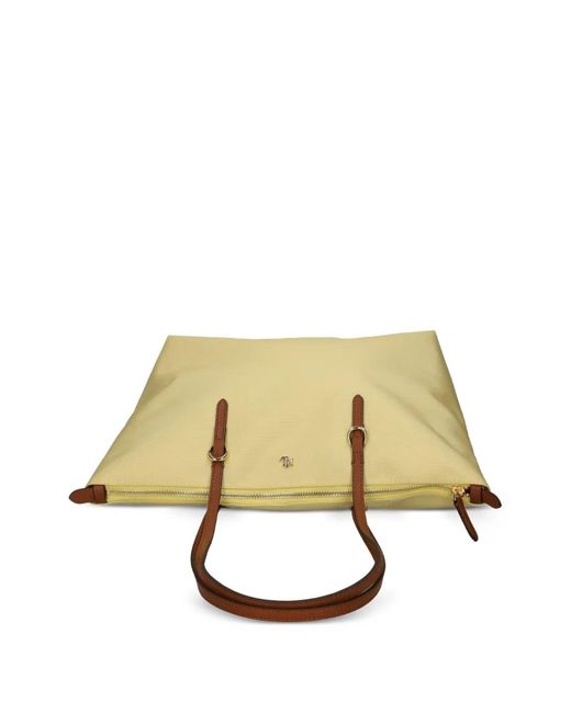 Ralph Lauren Natural Keaton Tote Bag