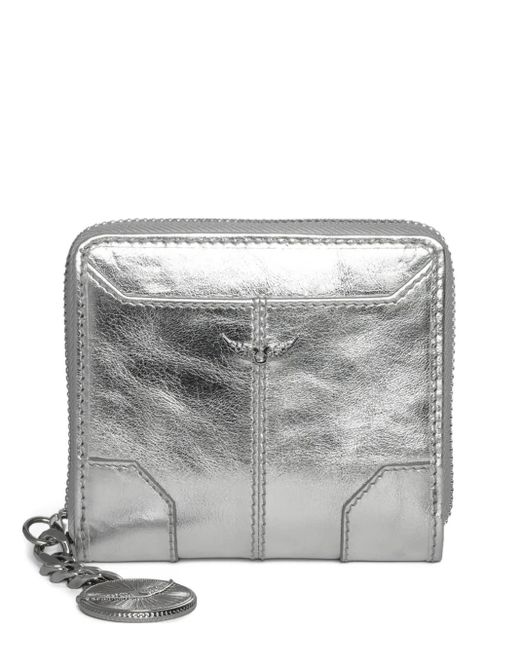 Zadig & Voltaire Gray Mini Sunny Wallet