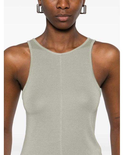 Thom Krom Geribbelde Tanktop in het Natural