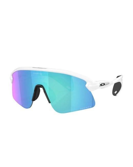 Oakley Blue Stunt Devil S Shield-Frame Sunglasses