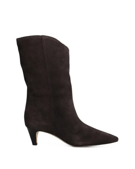 Michael Kors Black Daniela Suede Boots