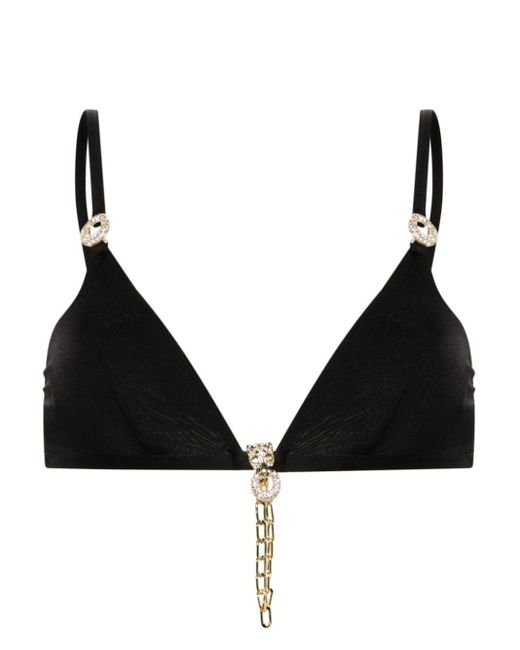 Top de bikini Haislee con diseño triangular Agent Provocateur de color Black