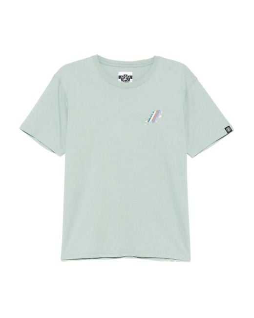 メンズ SPORT b. by agnès b. ロゴ Tシャツ Blue