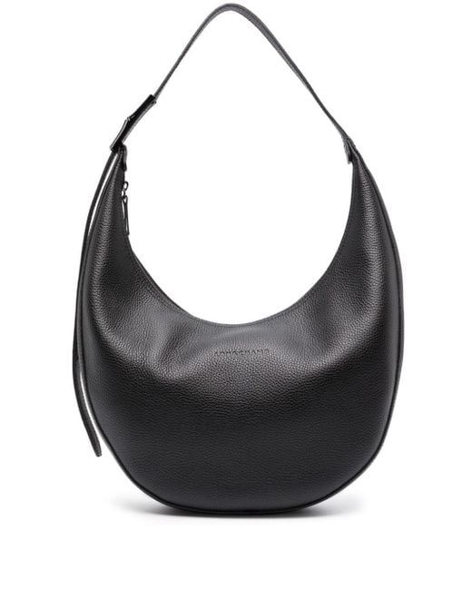 Longchamp Black Large Roseau Essential Shoulder Bag