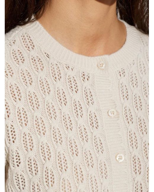 FRAME White The Clover Cardigan