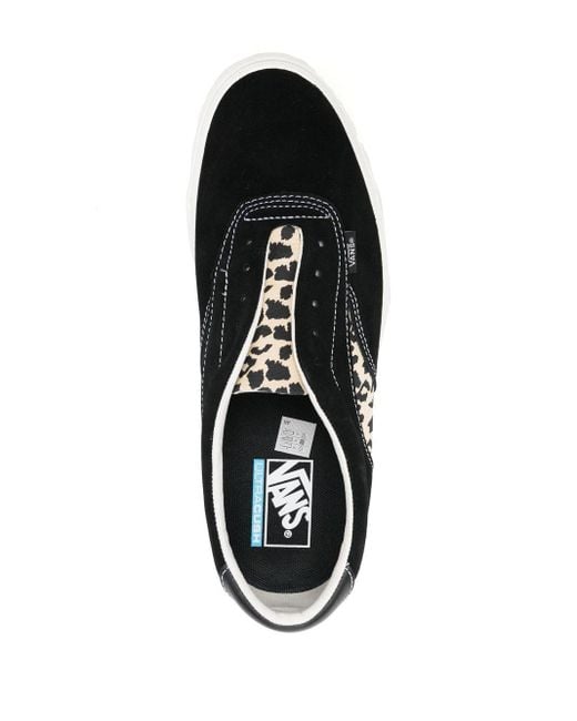 Vans Acer Leopard-print Sneakers in Black for Men | Lyst