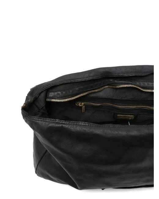 Caterina Lucchi Maria レザーショルダーバッグ Black