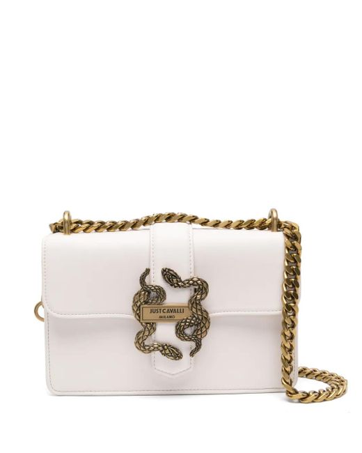 Just Cavalli Iconic Snakes ショルダーバッグ Natural