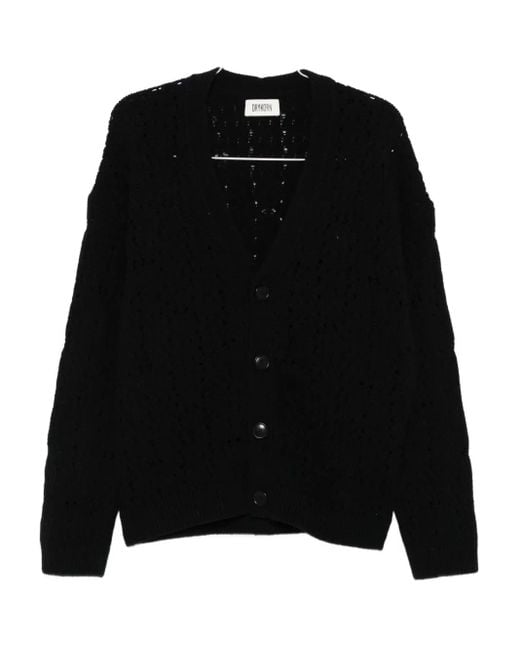 Drykorn Black Button-Front Cardigan for men