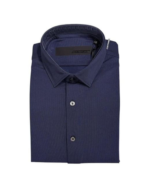 Rrd Blue Polo-Collar Shirt for men