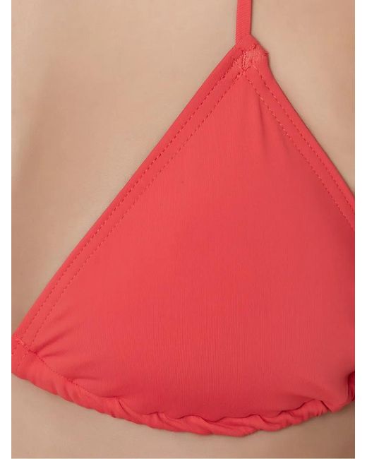 Amir Slama Red Triangle Bikini Top