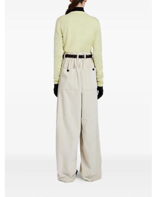 Proenza Schouler Black Pullover mit Rautenmuster