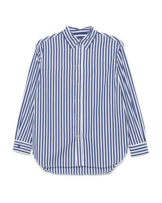 Ralph Lauren ストライプ シャツ Blue