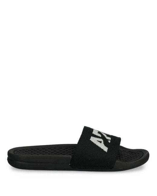 Athletic Propulsion Labs Black Big Logo Techloom Slides