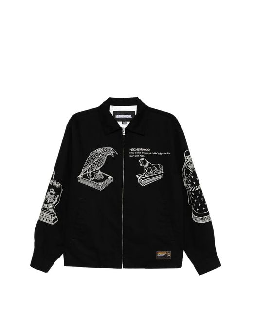 Neighborhood Black Souvenir Jacket for men