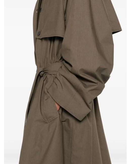 Calvin Klein Natural Trench Zeland À Taille Ceinturée