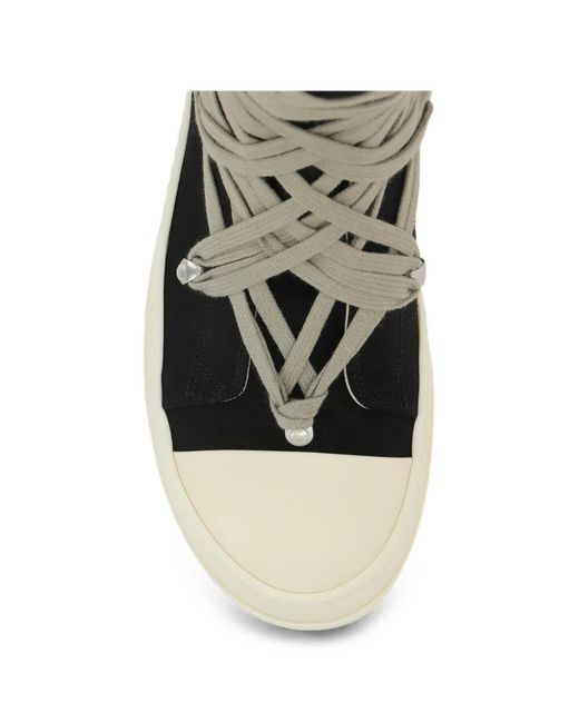 Rick Owens Black Megalace Sneakers for men